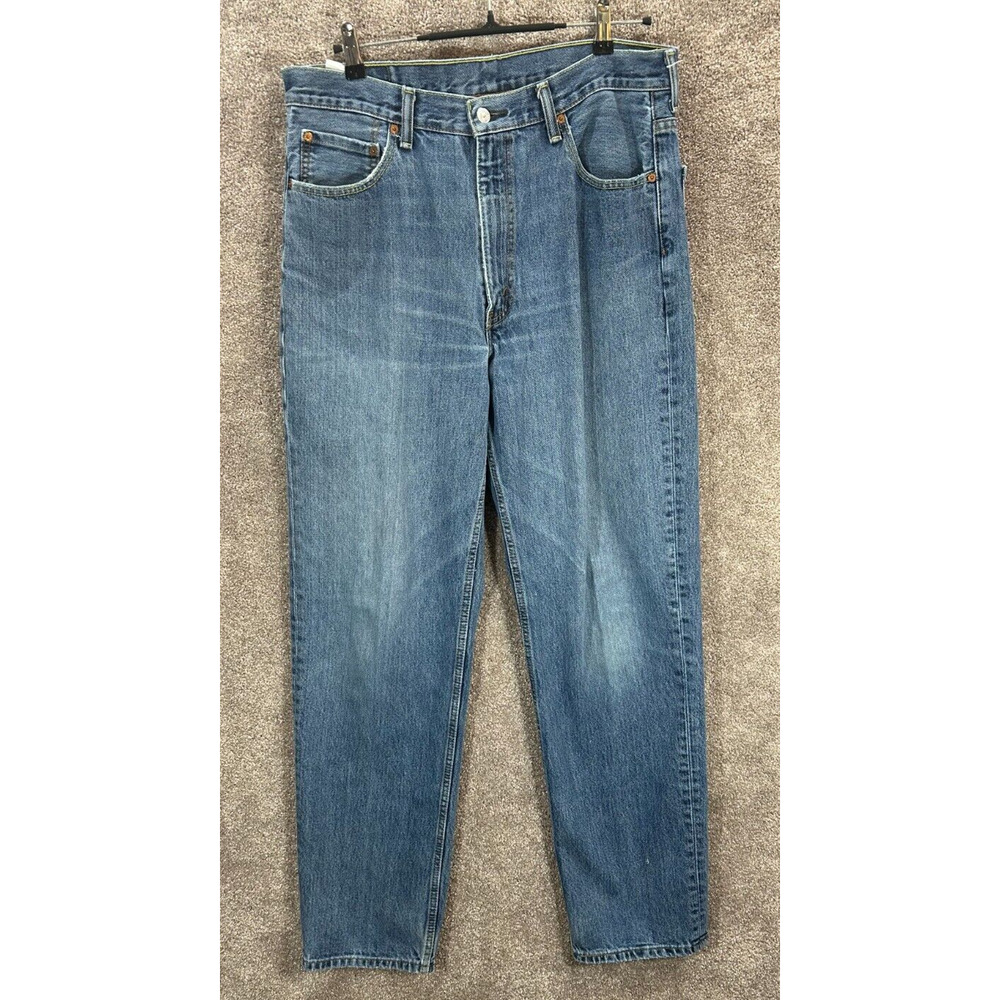 Levis 550 Jeans Mens‎ 36X36 Blue Measures 35X34 Medium Wash Straight Leg